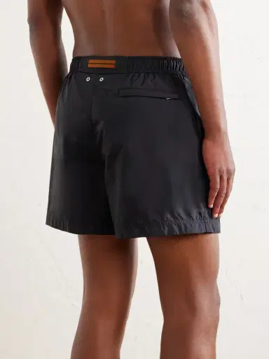 Zegna Straight-Leg Mid-Length Swim Shorts - Men | Thumbnail 3