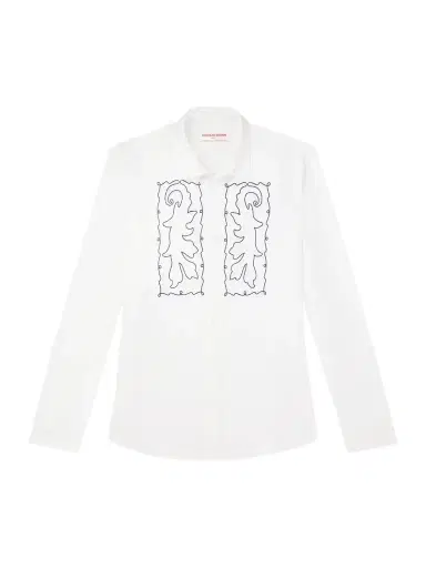 Orlebar Brown Mirabello Embroidered Linen Shirt - Men | Thumbnail 1 Orlebar Brown Mirabello Embroidered Linen Shirt - Men | Thumbnail 1