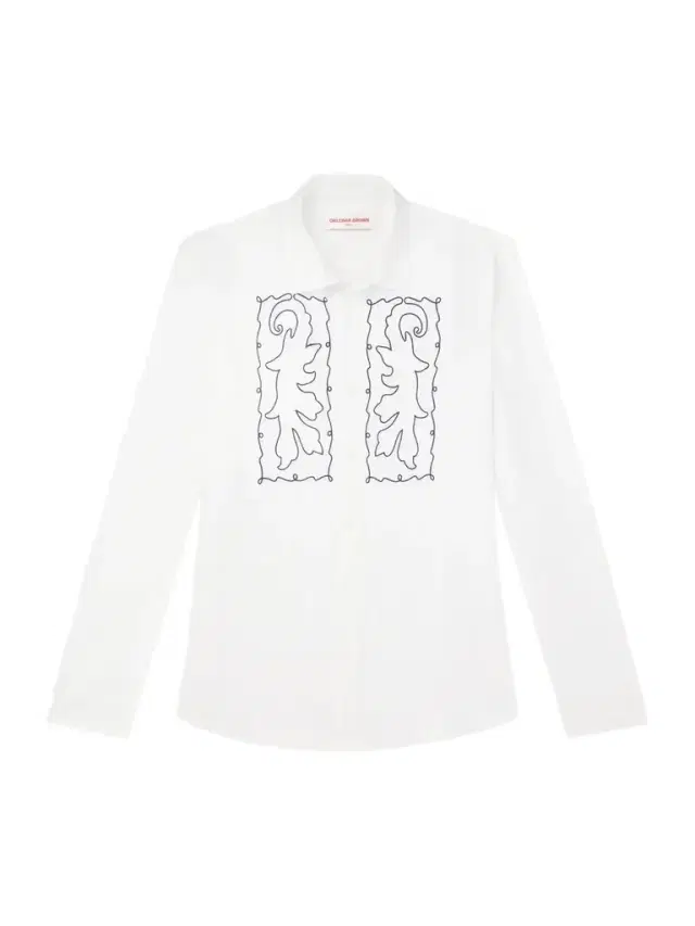 Orlebar Brown Mirabello Embroidered Linen Shirt - Men