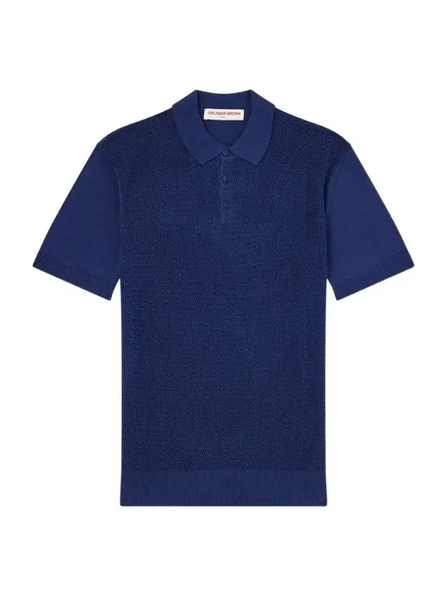 Burnham Tie Stitch Linen-blend Polo Shirt - Men