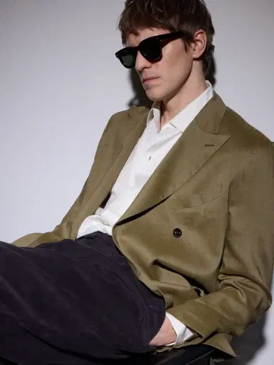 AHLEM Saint Georges D-Frame Tortoiseshell Acetate Sunglasses - Men | Thumbnail 2