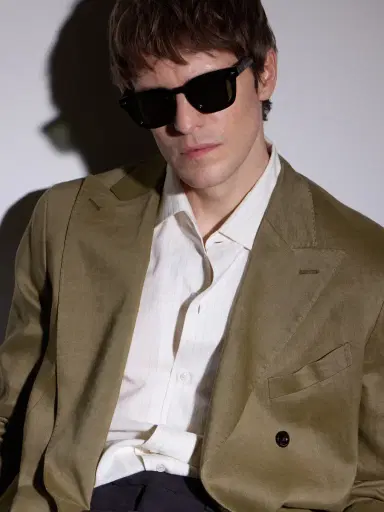 AHLEM Saint Georges D-Frame Tortoiseshell Acetate Sunglasses - Men | Thumbnail 5