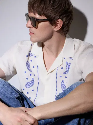 Orlebar Brown Robbie D-Frame Acetate Sunglasses - Men | Thumbnail 2