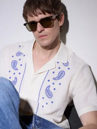 Orlebar Brown Robbie D-Frame Acetate Sunglasses - Men | Thumbnail 5