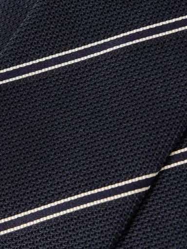 Drake's 7cm Striped Silk Tie - Men | Thumbnail 4 Drake's 7cm Striped Silk Tie - Men | Thumbnail 4