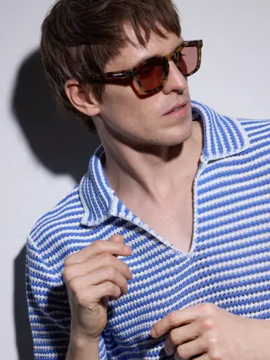 Orlebar Brown The Davey Square-Frame Tortoiseshell Acetate Sunglasses - Men | Thumbnail 5