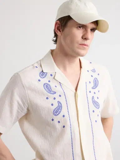 Orlebar Brown Barney Logo-Embroidered Linen Baseball Cap - Men | Thumbnail 3