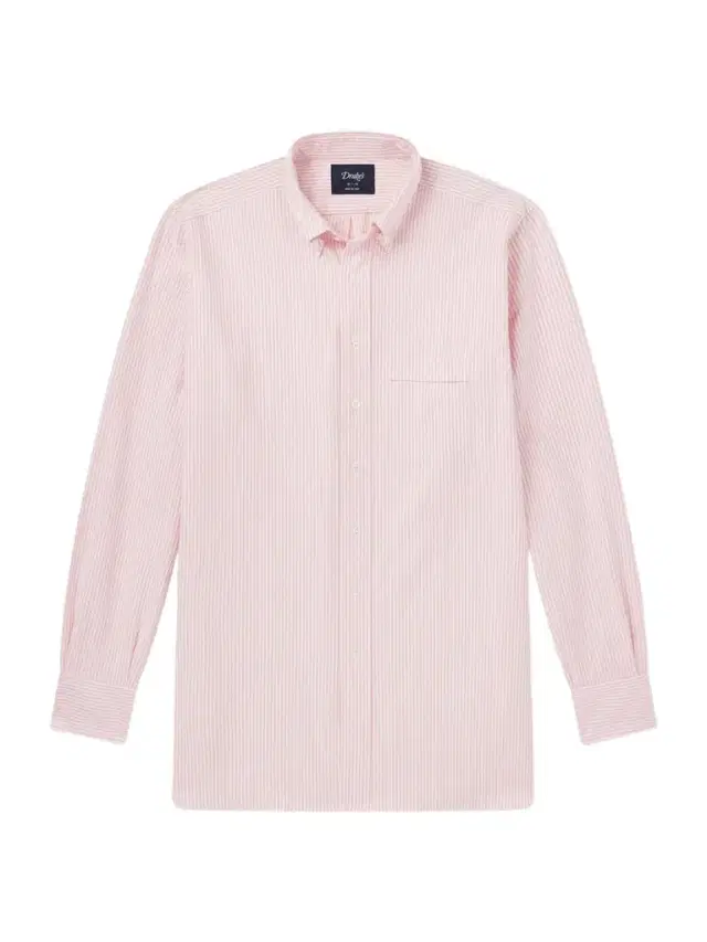 Drake's Button-Down Collar Striped Cotton Shirt - Men