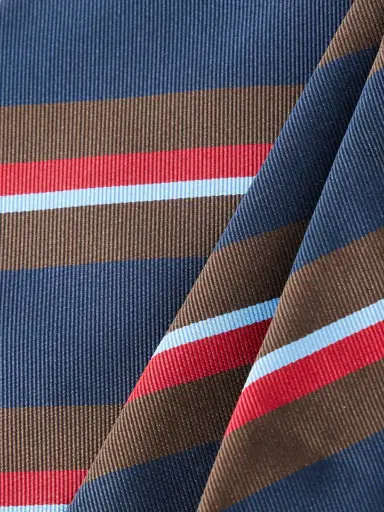 Drake's 7cm Striped Silk and Cotton-Blend Tie - Men | Thumbnail 4 Drake's 7cm Striped Silk and Cotton-Blend Tie - Men | Thumbnail 4