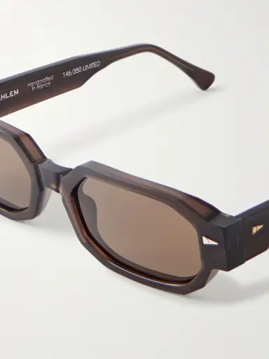AHLEM Jules Oval-Frame Tortoiseshell Acetate Sunglasses - Men | Thumbnail 3