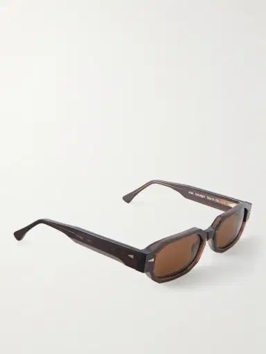 AHLEM Jules Oval-Frame Tortoiseshell Acetate Sunglasses - Men | Thumbnail 4