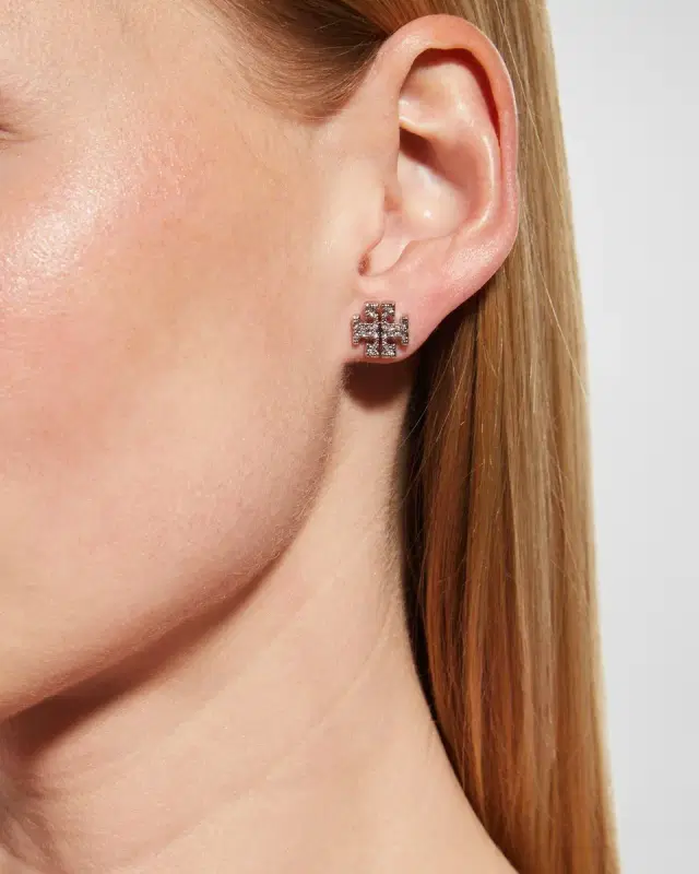 Icon Pavé Stud Earrings