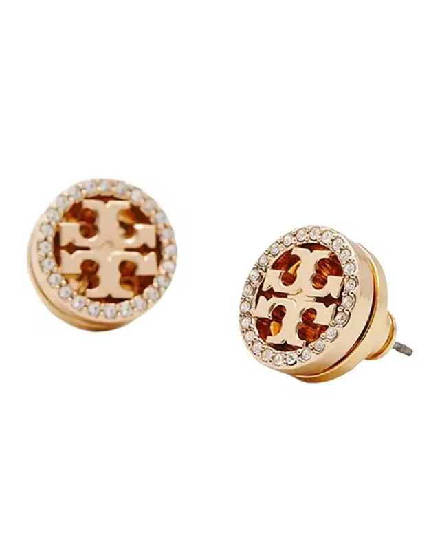 Icon Pavé Circle Stud Earrings