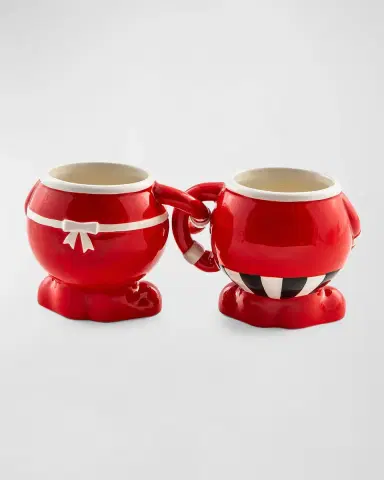 MacKenzie-Childs Peppermint Mugs, Set of 2 | Thumbnail 2