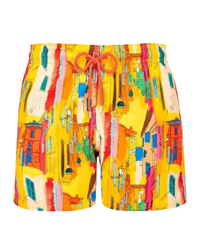 Men 's Sunny Streets Stretch Swim Trunks
