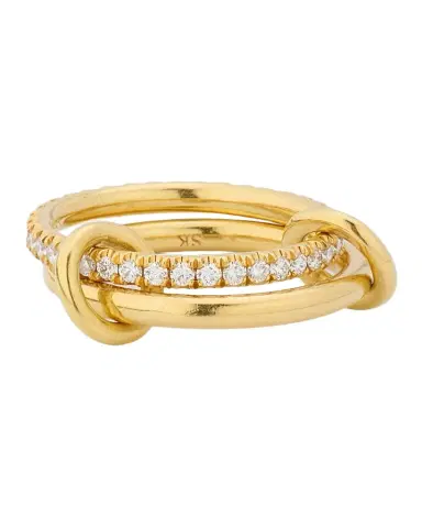 Spinelli Kilcollin Ceres Deux 18K Yellow Gold Ring with Diamonds | Thumbnail 1 Spinelli Kilcollin Ceres Deux 18K Yellow Gold Ring with Diamonds | Thumbnail 1