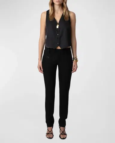 Zadig & Voltaire Emaux Satin Vest | Thumbnail 2