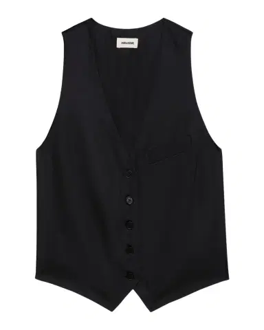 Zadig & Voltaire Emaux Satin Vest | Thumbnail 1