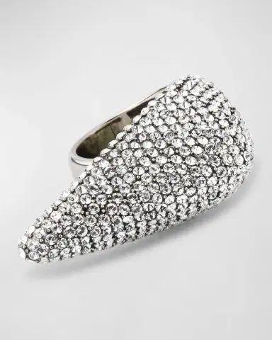 McQueen Crystal Jeweled Thorn Ring | Thumbnail 4
