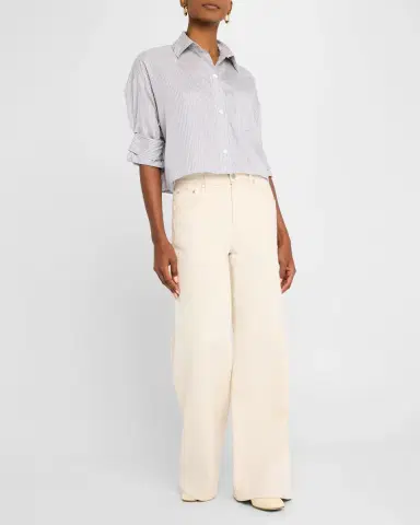 TWP Next Ex Striped Button-Front Shirt | Thumbnail 2 TWP Next Ex Striped Button-Front Shirt | Thumbnail 2