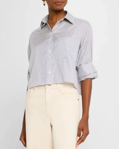 TWP Next Ex Striped Button-Front Shirt | Thumbnail 4 TWP Next Ex Striped Button-Front Shirt | Thumbnail 4