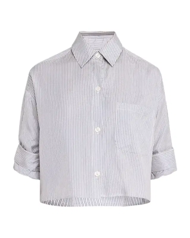 TWP Next Ex Striped Button-Front Shirt