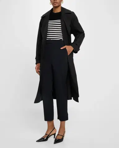 Max Mara Fiorito Belted Double-Breasted Trench Coat | Thumbnail 4 Max Mara Fiorito Belted Double-Breasted Trench Coat | Thumbnail 4