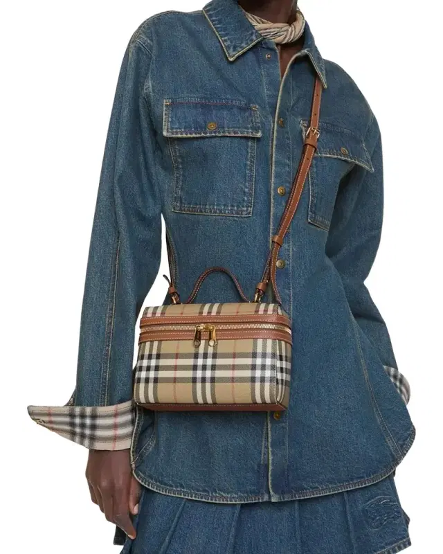 Check Vanity Bag