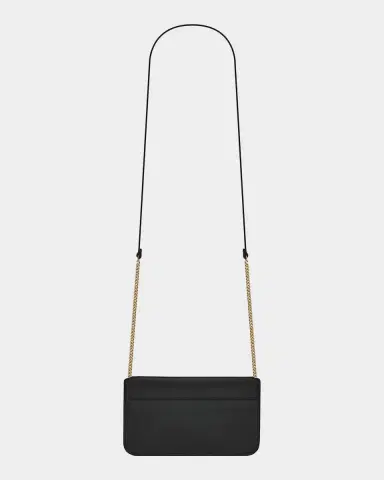 Saint Laurent YSL Smooth Leather Crossbody Cell Phone Holder | Thumbnail 2 Saint Laurent YSL Smooth Leather Crossbody Cell Phone Holder | Thumbnail 2