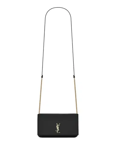 Saint Laurent YSL Smooth Leather Crossbody Cell Phone Holder | Thumbnail 1 Saint Laurent YSL Smooth Leather Crossbody Cell Phone Holder | Thumbnail 1