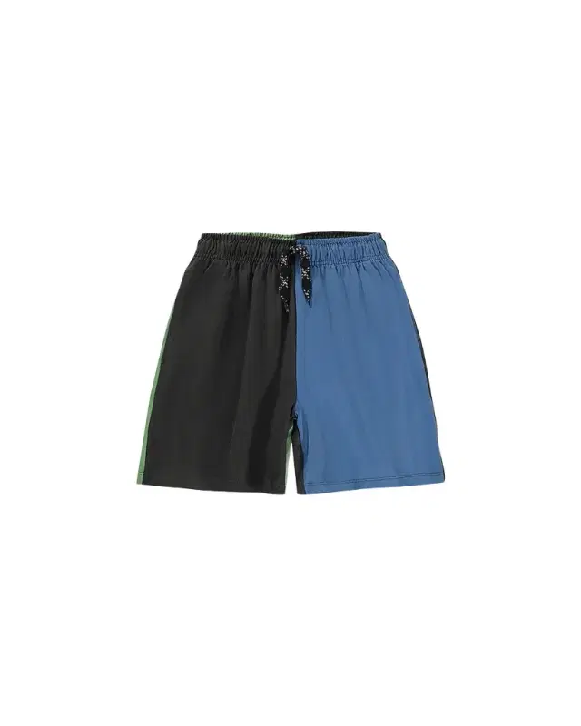 Boy's Adiano Check Mix Organic Cotton Shorts Size 8-16