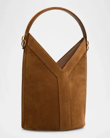 Saint Laurent Y-Stitch Suede Bucket Bag | Thumbnail 3 Saint Laurent Y-Stitch Suede Bucket Bag | Thumbnail 3