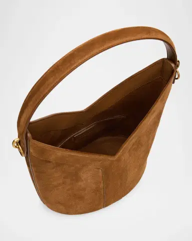 Saint Laurent Y-Stitch Suede Bucket Bag | Thumbnail 4 Saint Laurent Y-Stitch Suede Bucket Bag | Thumbnail 4