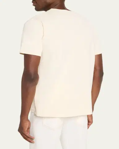 JW Anderson Men's Splatter Logo Graphic Cotton T-Shirt | Thumbnail 7