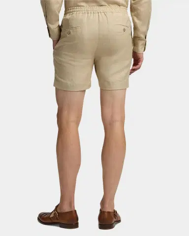 Ralph Lauren Purple Label Silk-Linen Short | Thumbnail 3