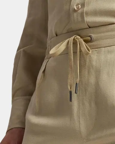 Ralph Lauren Purple Label Silk-Linen Short | Thumbnail 5