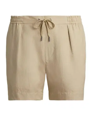 Ralph Lauren Purple Label Silk-Linen Short | Thumbnail 1