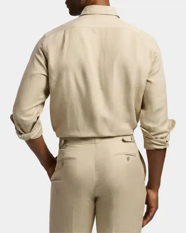 Ralph Lauren Purple Label Silk-Linen Shirt | Thumbnail 3 Ralph Lauren Purple Label Silk-Linen Shirt | Thumbnail 3