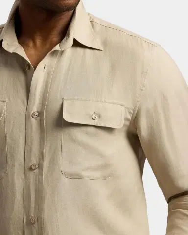 Ralph Lauren Purple Label Silk-Linen Shirt | Thumbnail 5 Ralph Lauren Purple Label Silk-Linen Shirt | Thumbnail 5