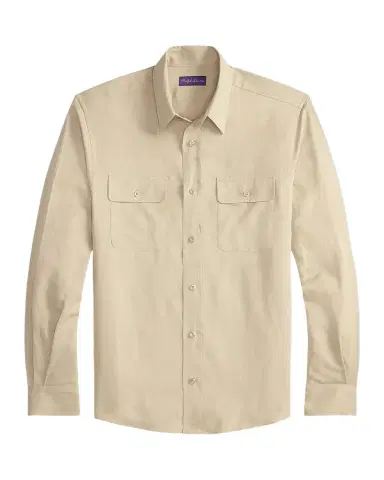 Ralph Lauren Purple Label Silk-Linen Shirt | Thumbnail 1 Ralph Lauren Purple Label Silk-Linen Shirt | Thumbnail 1