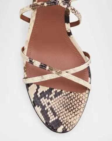 Paris Texas 75mm Nina Snake-Printed Leather Lace-Up Sandals | Thumbnail 6 Paris Texas 75mm Nina Snake-Printed Leather Lace-Up Sandals | Thumbnail 6