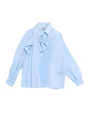 Dice Kayek Bow Striped Silk Button-Down Top | Thumbnail 1 Dice Kayek Bow Striped Silk Button-Down Top | Thumbnail 1