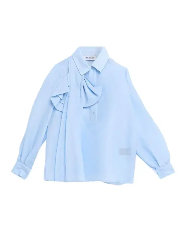 Bow Striped Silk Button-Down Top