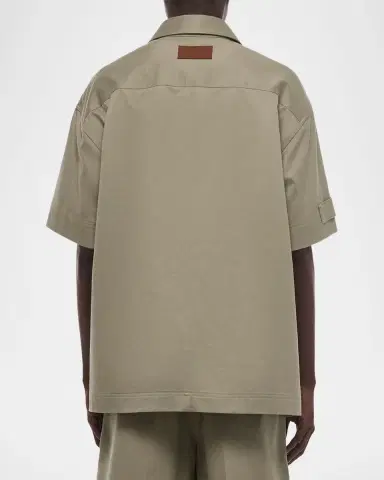 Helmut Lang Men's Short-Sleeved Loop Tape Shirt | Thumbnail 2 Helmut Lang Men's Short-Sleeved Loop Tape Shirt | Thumbnail 2