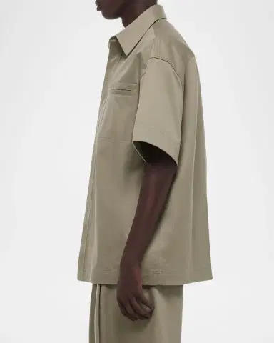 Helmut Lang Men's Short-Sleeved Loop Tape Shirt | Thumbnail 5 Helmut Lang Men's Short-Sleeved Loop Tape Shirt | Thumbnail 5