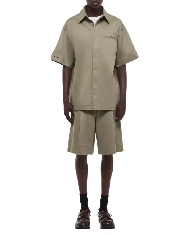 Men's Short-Sleeved Loop Tape Shirt