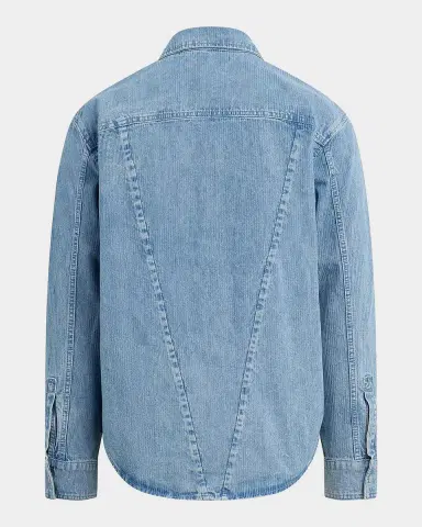 Hudson Men's Camden Denim Button-Down Shirt | Thumbnail 2 Hudson Men's Camden Denim Button-Down Shirt | Thumbnail 2