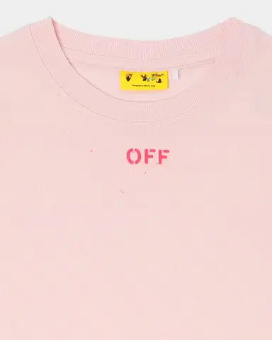 Off-White Girl 's Off Diag T-Shirt, Size | Thumbnail 3