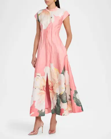 Acler Carrhil Floral Maxi Dress | Thumbnail 4 Acler Carrhil Floral Maxi Dress | Thumbnail 4
