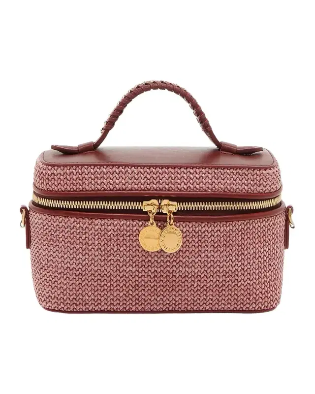 Stella McCartney Falabella Raffia Vanity Case